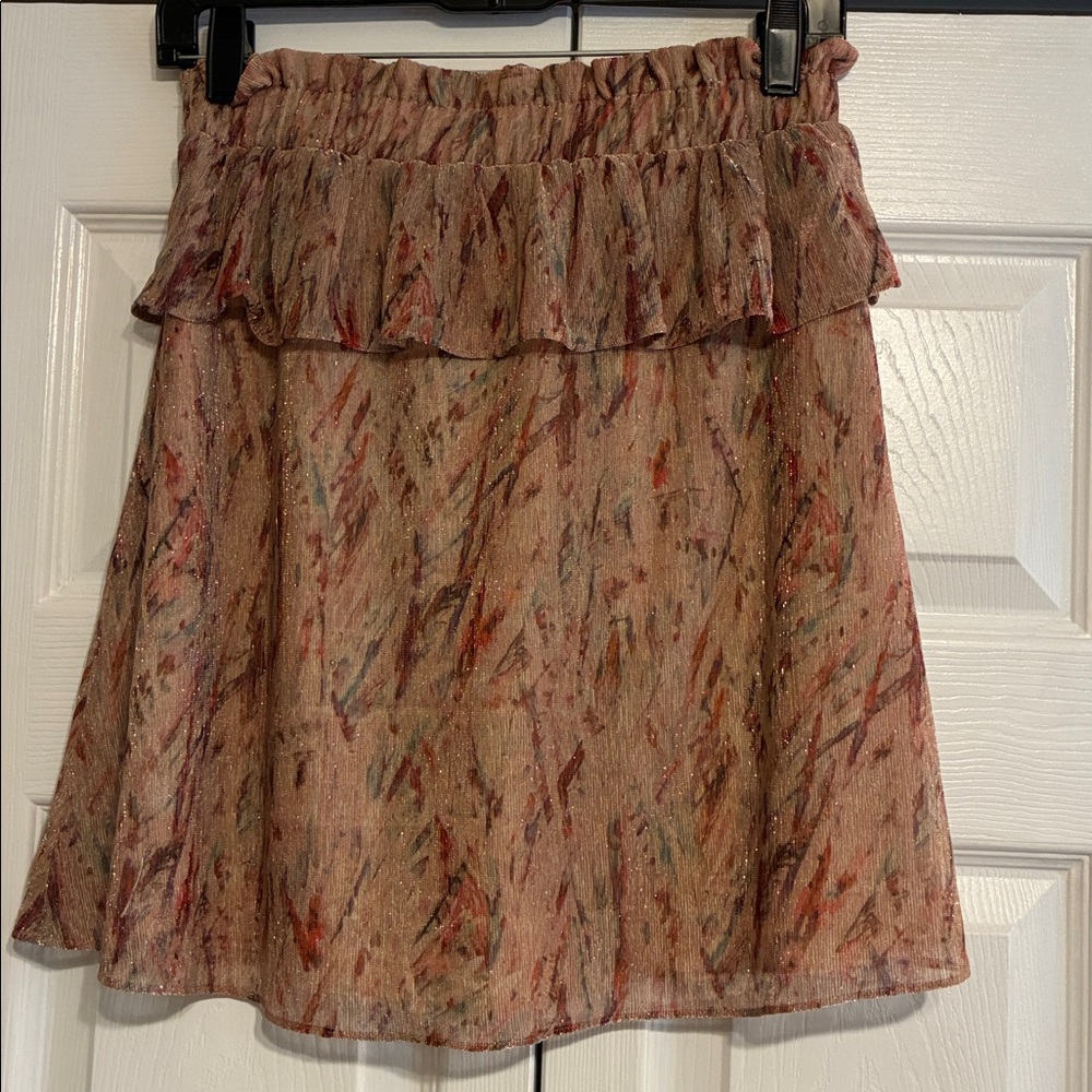 IRO Multicolor Ruffled Mini Skirt, New With Out Tags. - Picture 10 of 15